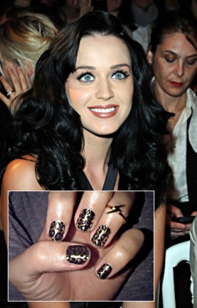 katy perry leopard nails