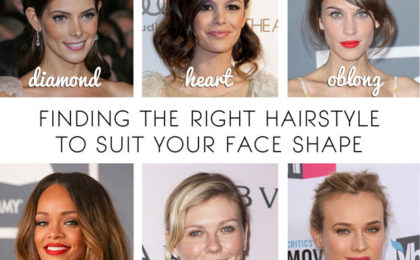 Find the right hairstyle for your face shape