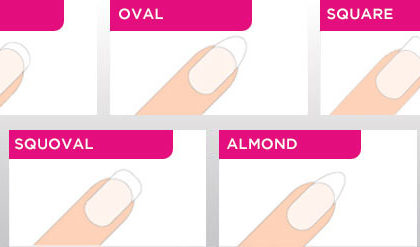 Five nail shapes for your next manicure