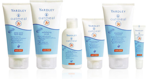 Yardley Oatmeals Spot Clear Range