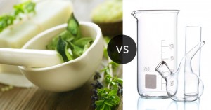 Natural versus chemical beauty products