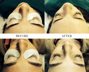 Eyelash extensions at Ageless Faces
