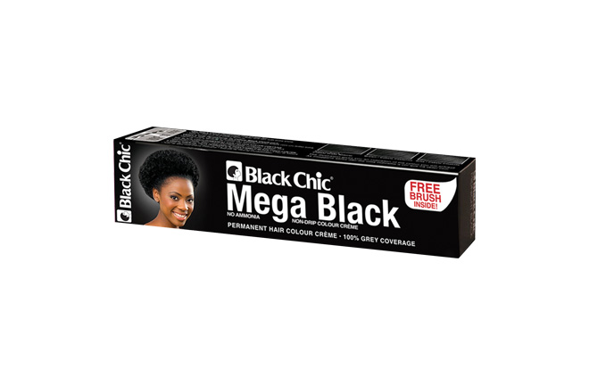 Black Chic Mega Black Permanent Hair Colour Crème