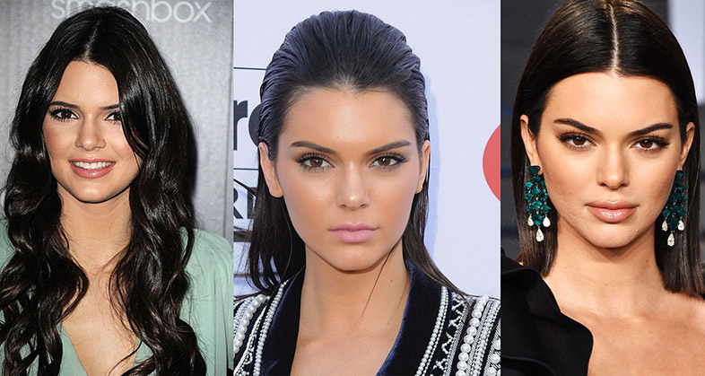 Kardashian-Jenner beauty: Then and now 7