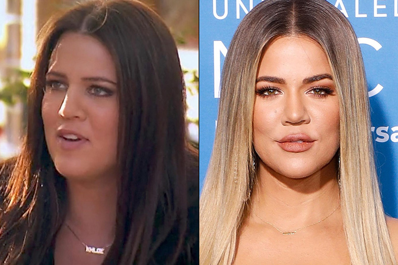 Kardashian-Jenner beauty: Then and now 4