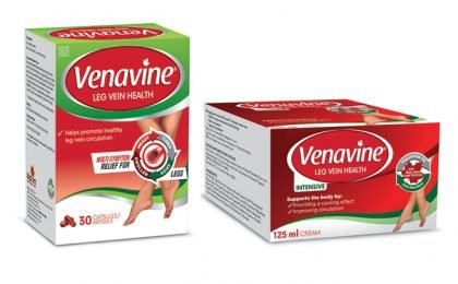 With you every step of the way - Venavine® capsules and cream