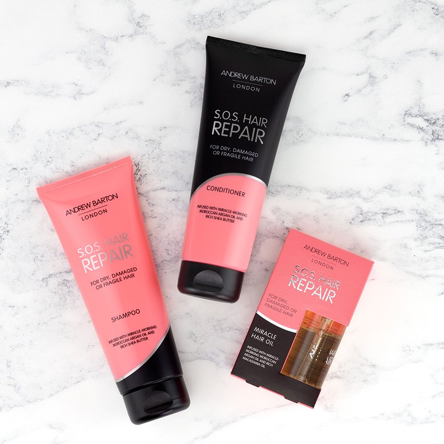 Win one of five Andrew Barton hair care hampers 1