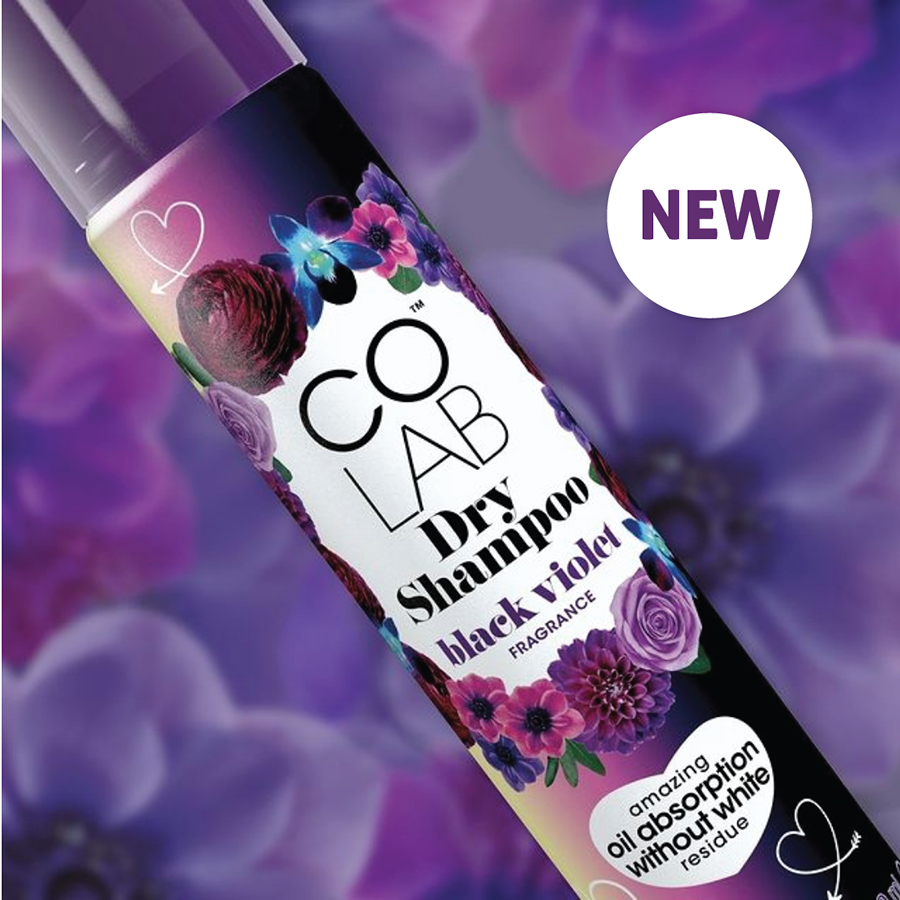 Introducing COLAB Boho Rose and Black Violet Dry Shampoo 3