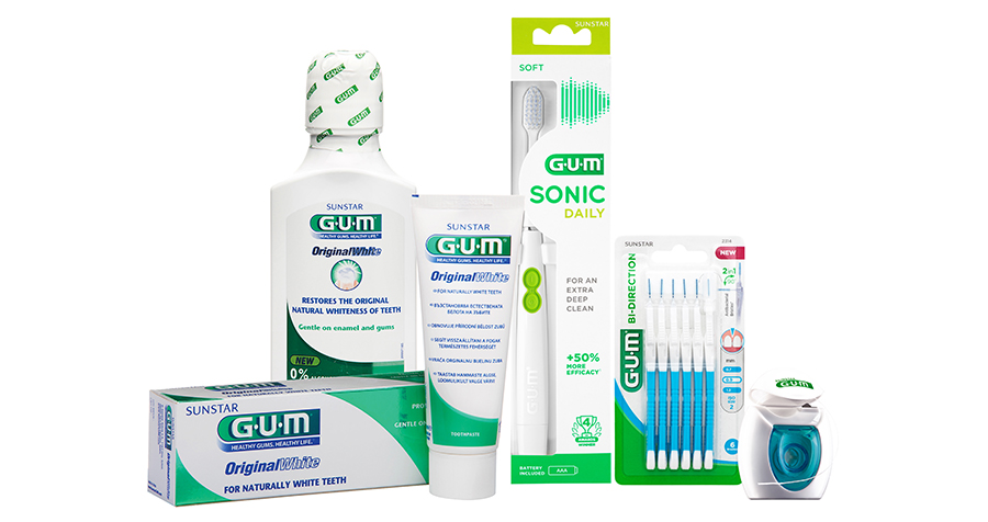 Win one of three Sunstar GUM oral care hampers 2