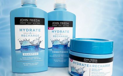 Win one of four John Frieda Hydrate & Recharge hampers