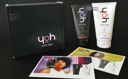 Win one of ten Yoh Natural hair care hampers
