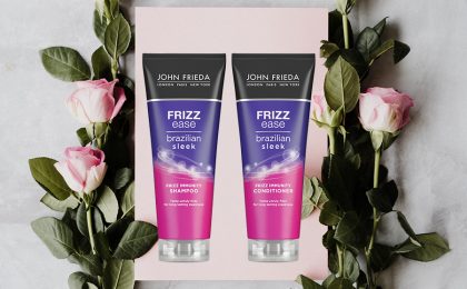 Win one of four John Frieda double hampers for you and Mom this May