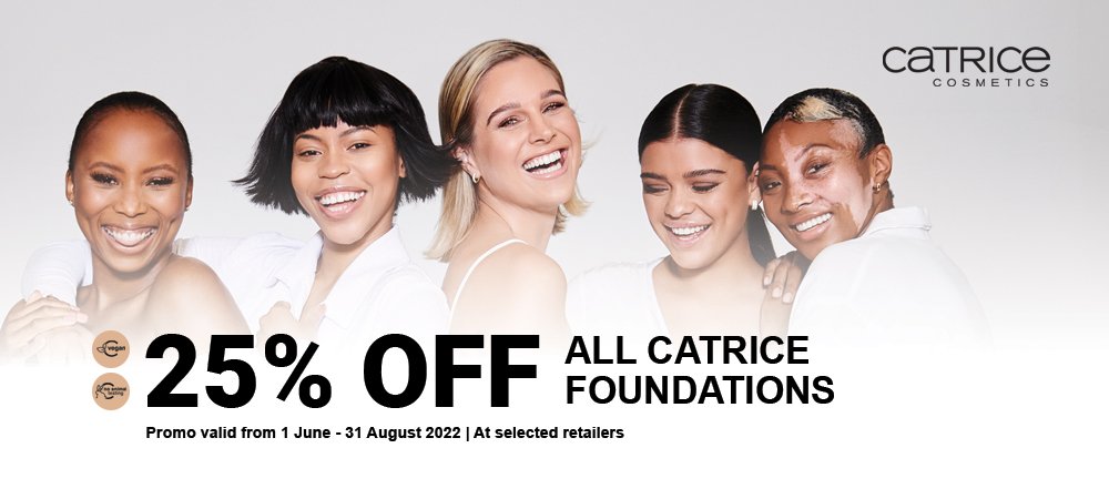 We're giving away two CATRICE makeup hampers to celebrate their foundation promo 1