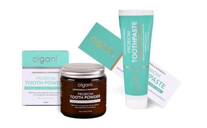 Win one of three Olgani Probiom oral care hampers