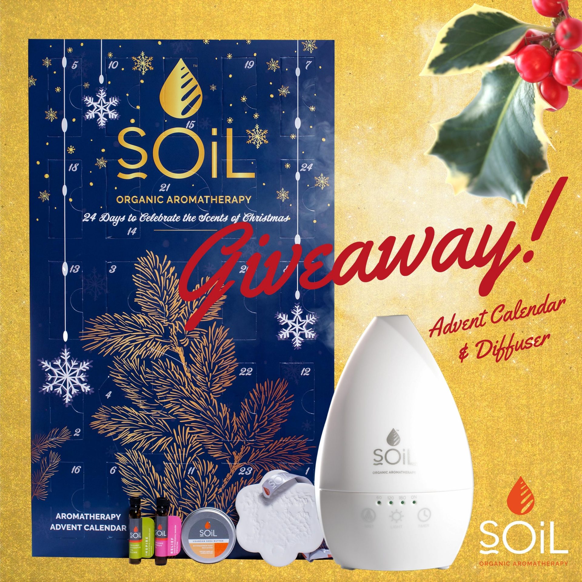 Win one of two SOiL aromatherapy hampers 1