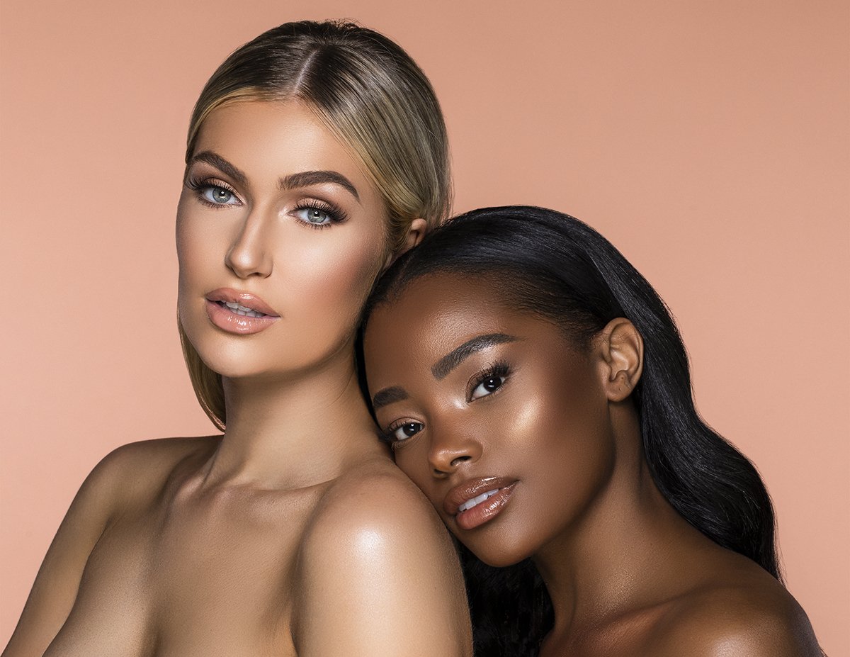 women wearing youngblood makeup