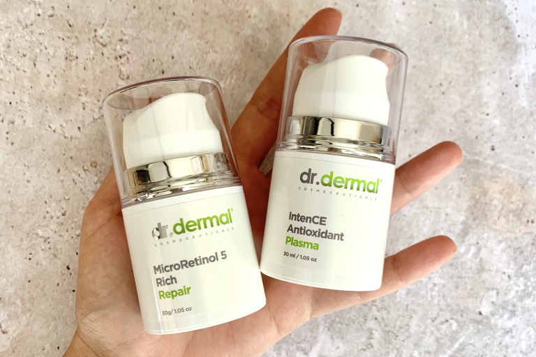 We review dr.dermal® MicroRetinol 5 Rich Repair and IntenCE Antioxidant Plasma 