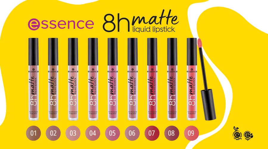 NEW essence 8H Matte Liquid Lipsticks 4