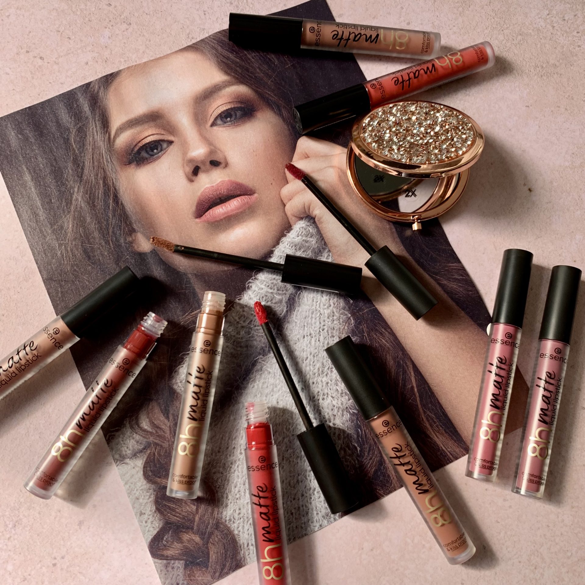 We review the new essence 8H Matte Liquid lipsticks 2