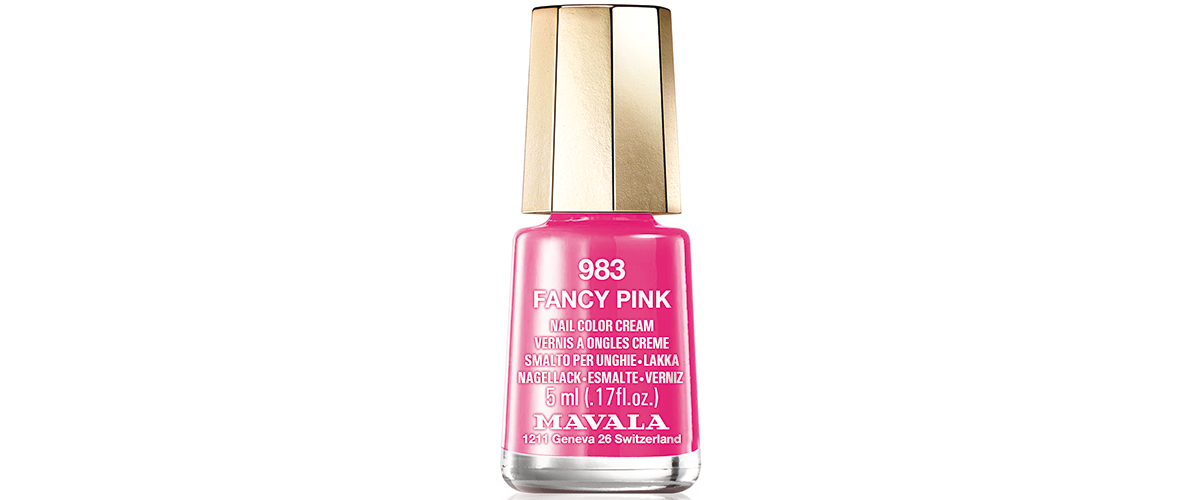 pink nail polish by mavala