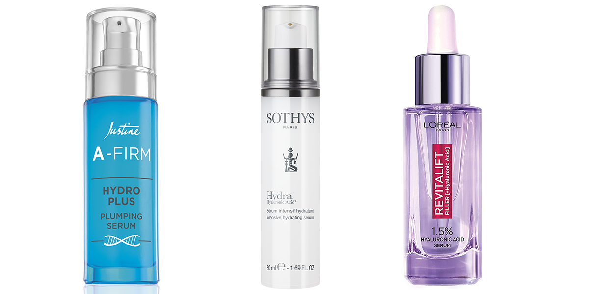 various skincare products