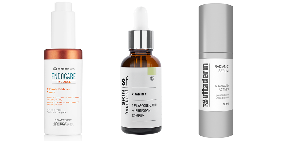 various skincare products