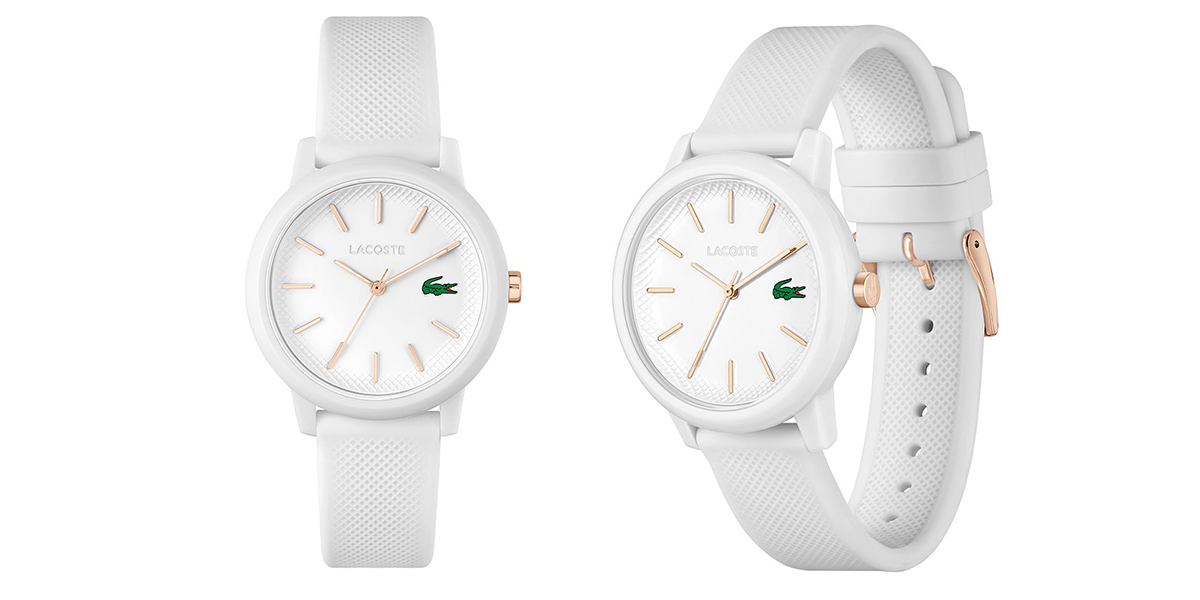 Win a Lacoste.12.12 Ladies White Silicone Watch