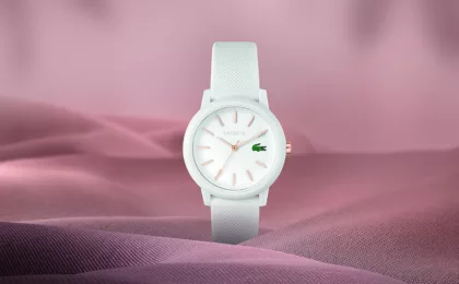 Win a Lacoste.12.12 Ladies White Silicone Watch