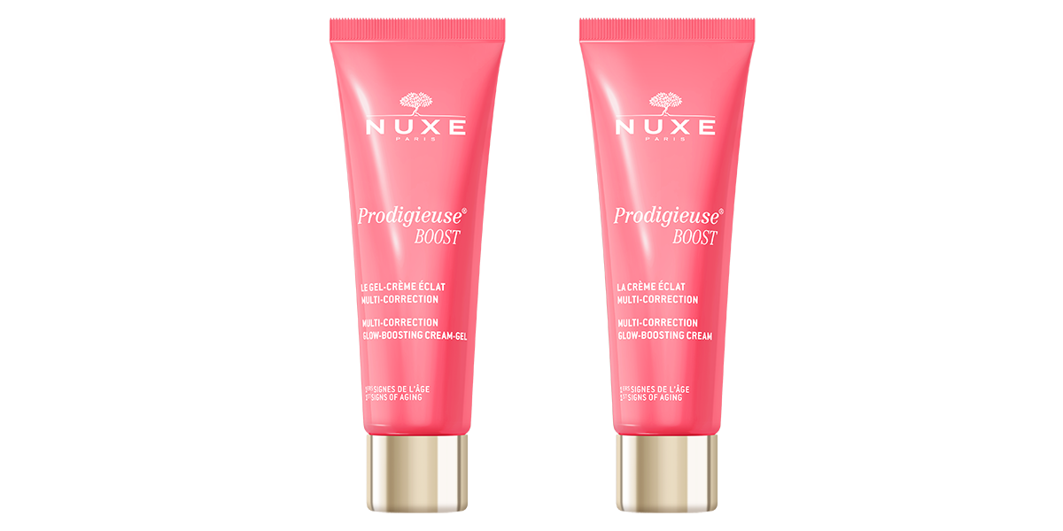 nuxe prodigieuse boost skincare products