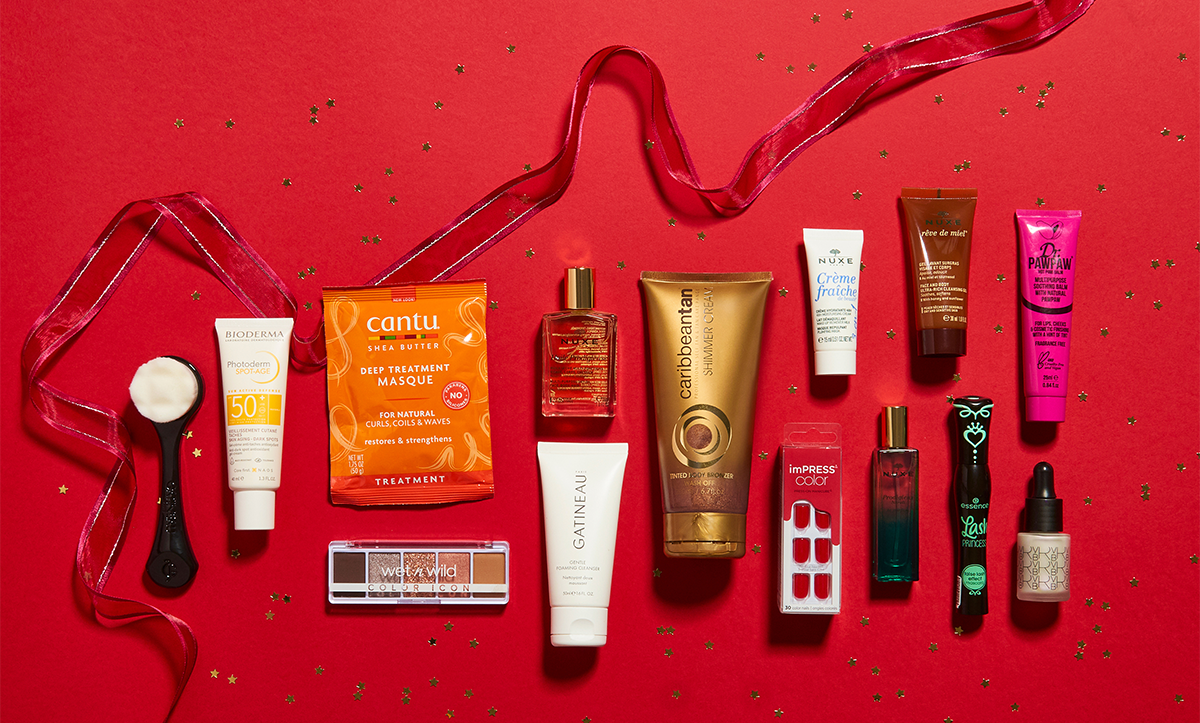 limited edition BeautySouthAfrica Festive Beauty Box products