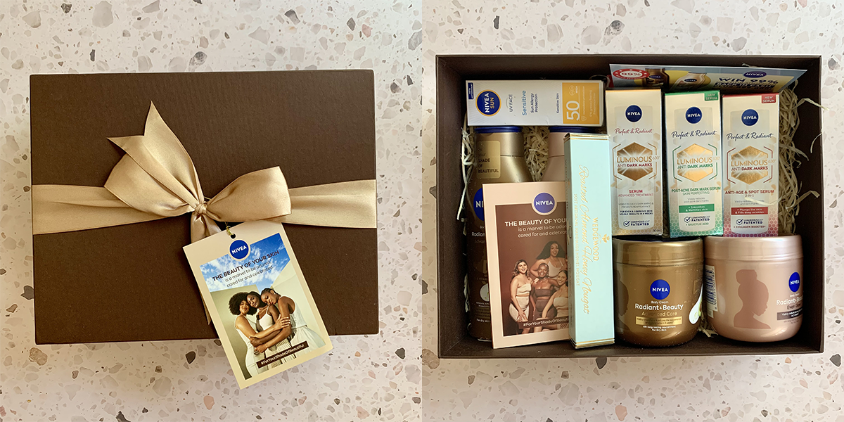 Delve into the NIVEA Pamper Box with us and discover the natural beauty of your skin 2 nivea pamper hamper products