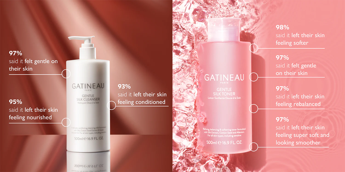 Gatineau Gentle Silk Cleanser and Toner information