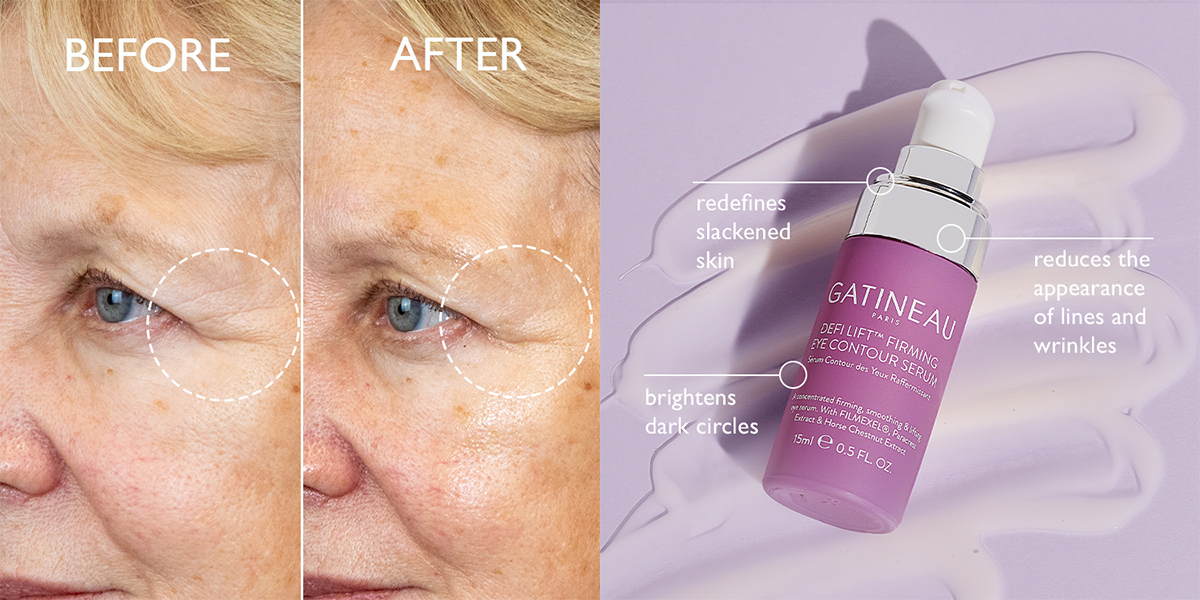 Goodbye dark circles, lines and puffiness! Gatineau introduces Defi Lift Firming Eye Contour Serum 3 results of Defi Lift Firming Eye Contour Serum