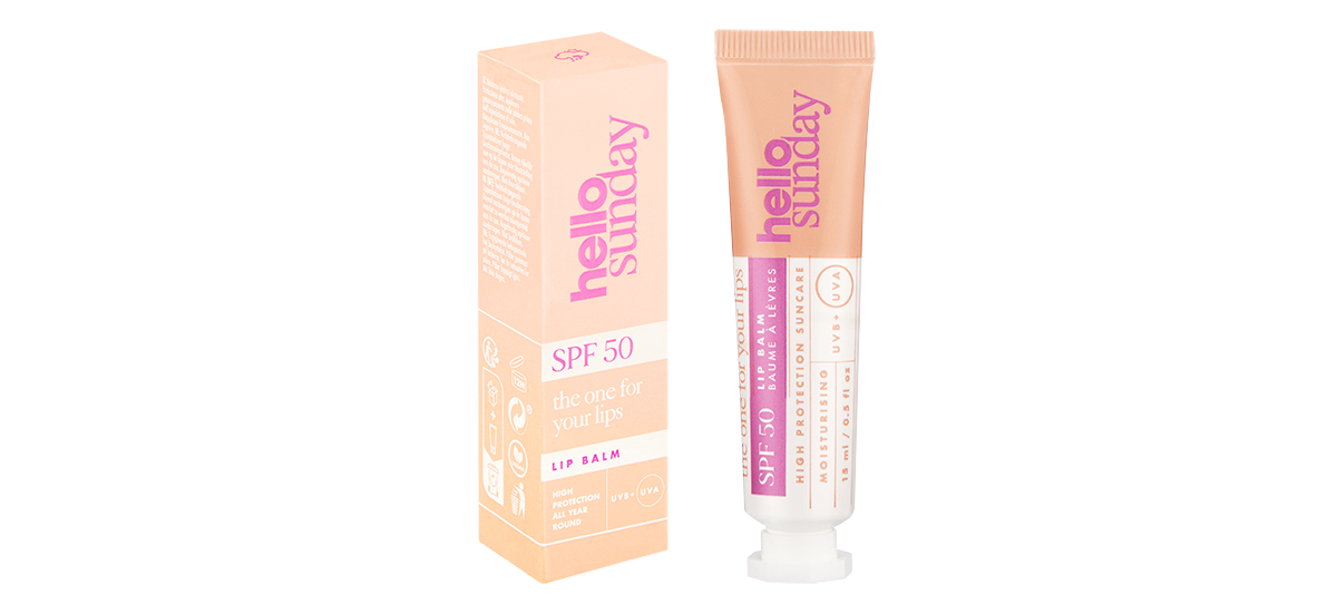 hello sunday spf50 lip balm