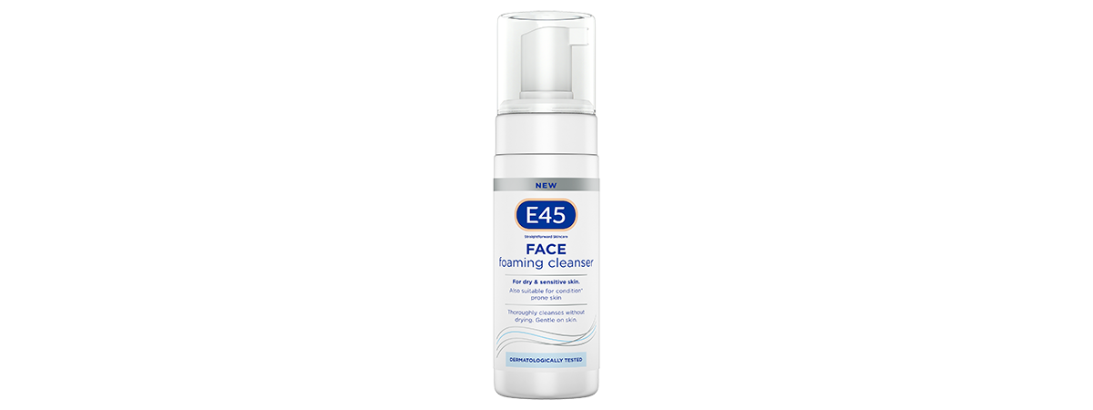 e45 facial cleanser product