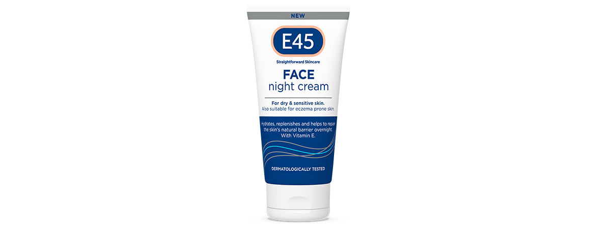 e45 face night cream product