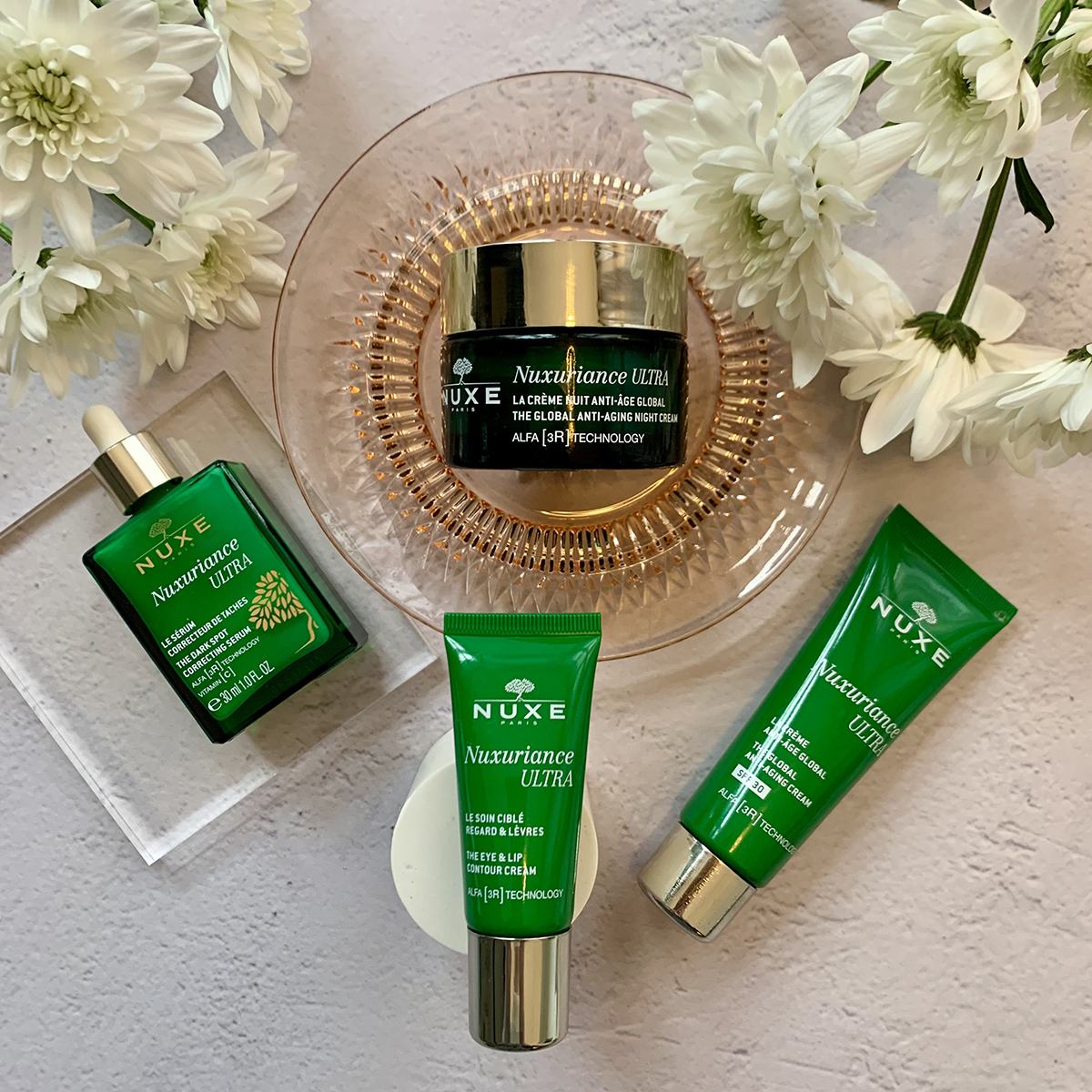 We review the much-talked-about NUXE Nuxuriance Ultra skincare range 2 flowers and NUXE Nuxuriance Ultra skincare range