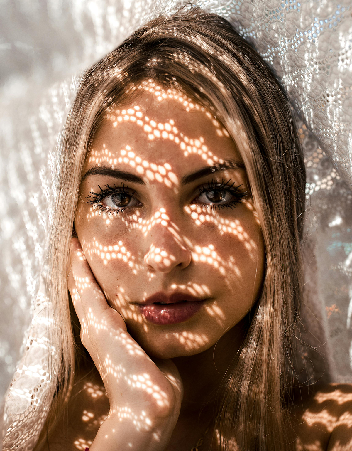 close up of woman who prevented dehydrated skin using skincare products