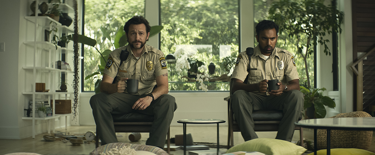 Film review: Greedy People 1 2 actors in image from the film Greedy people