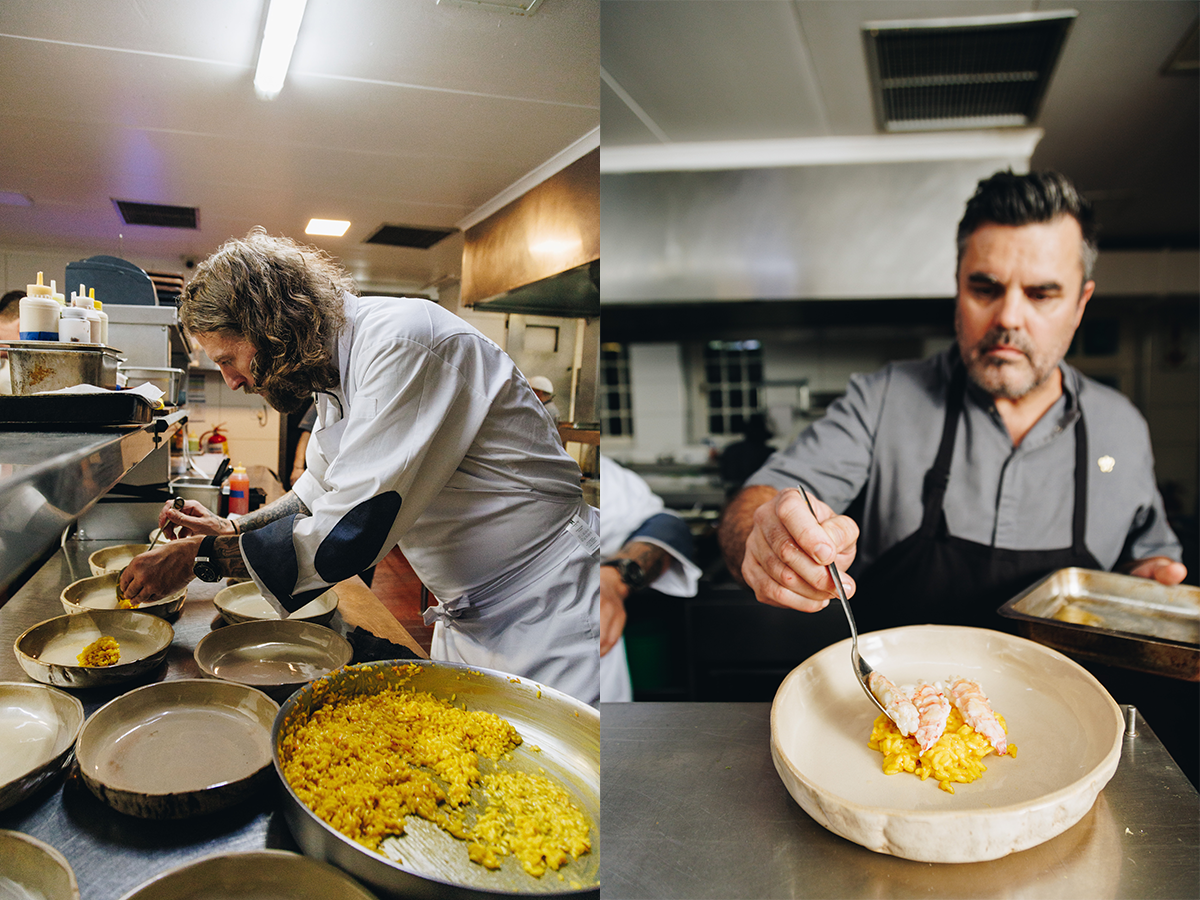 International chefs Jameson Stocks and Peter Tempelhoff deliver an unforgettable evening at beyond Restaurant 5 Jameson stocks and peter tempelhoff cooking