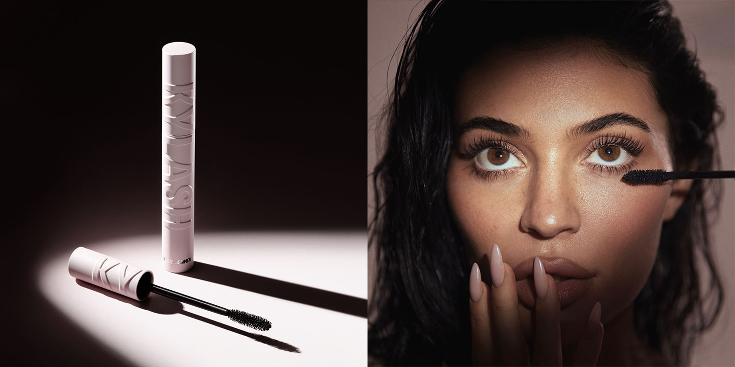 Kylie jenner using her product line