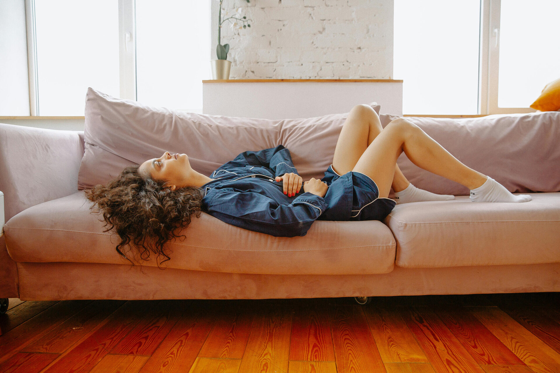 woman with endometriosis
