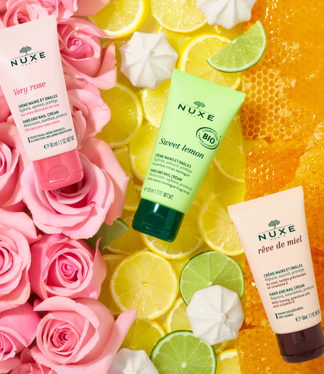 self care with Nuxe hand and nail cream