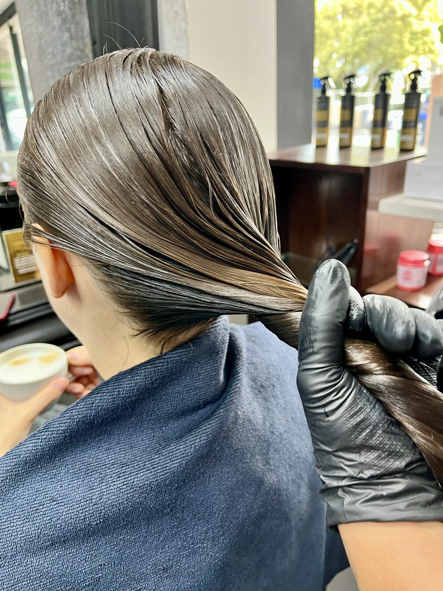 Japanese silk treatment for hair