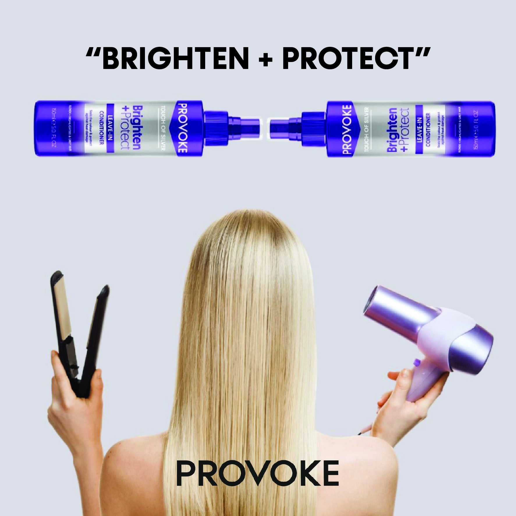 Provoke Hair care products with styling tools