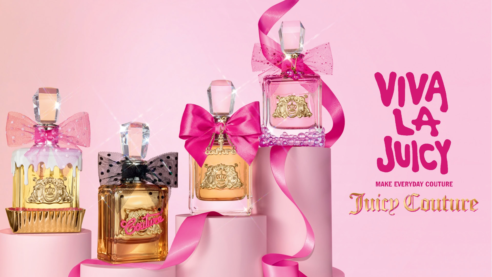 WIN: Turn up the heat this summer with Viva La Juicy 1 Colorful Viva La Juicy perfume bottles with bows