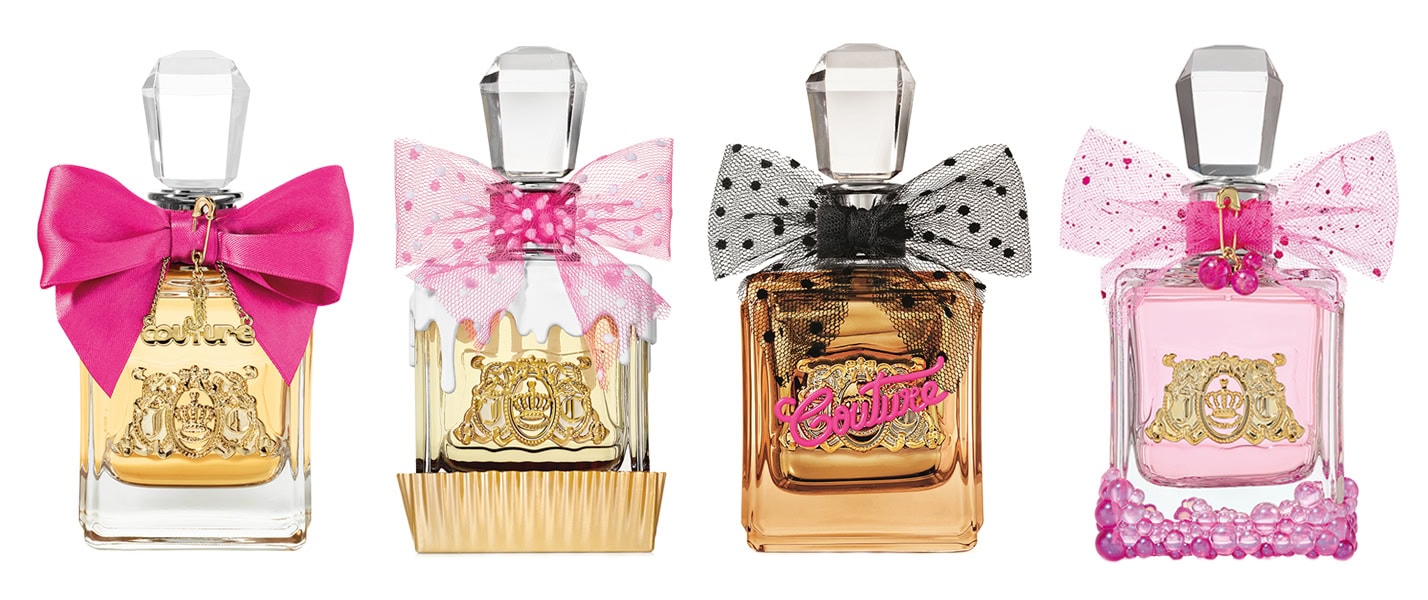 WIN: Turn up the heat this summer with Viva La Juicy 3 Colorful Viva La Juicy perfume bottles with bows