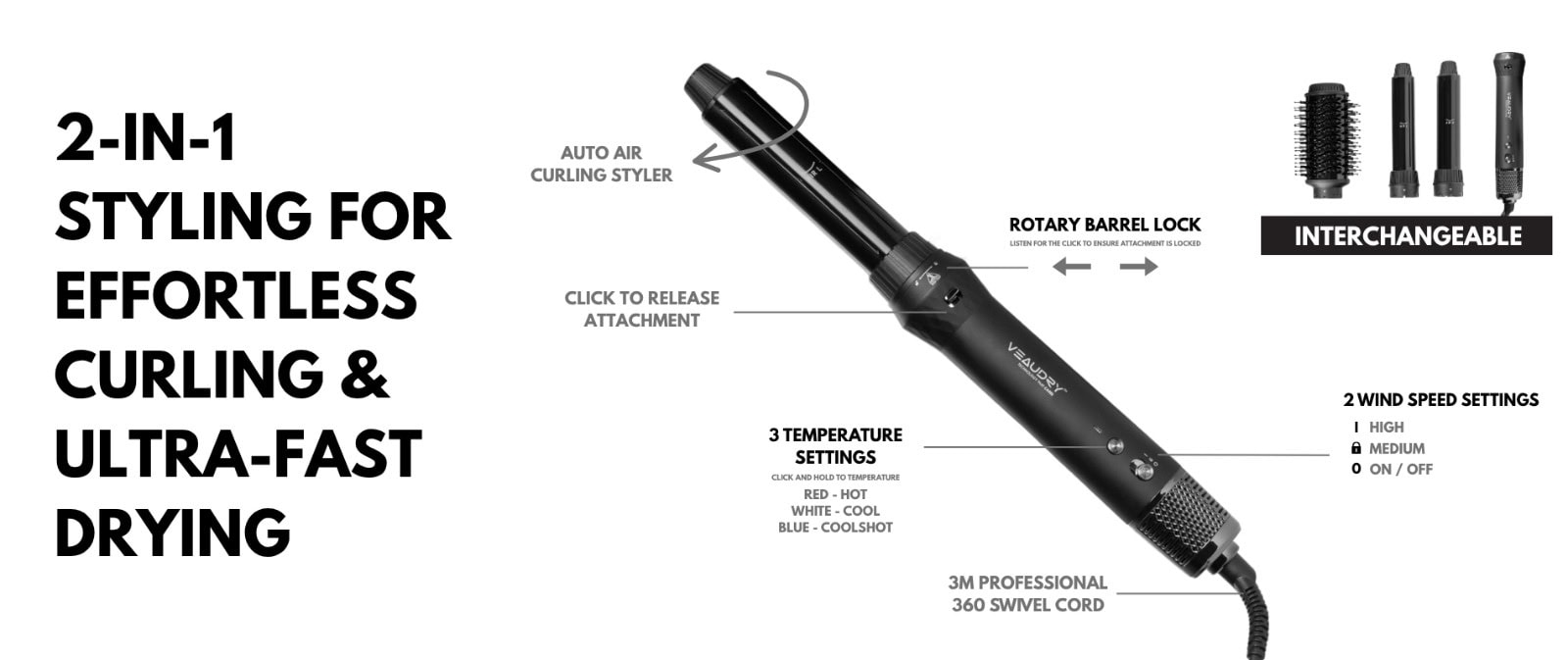 Veaudry myAirStyler specs