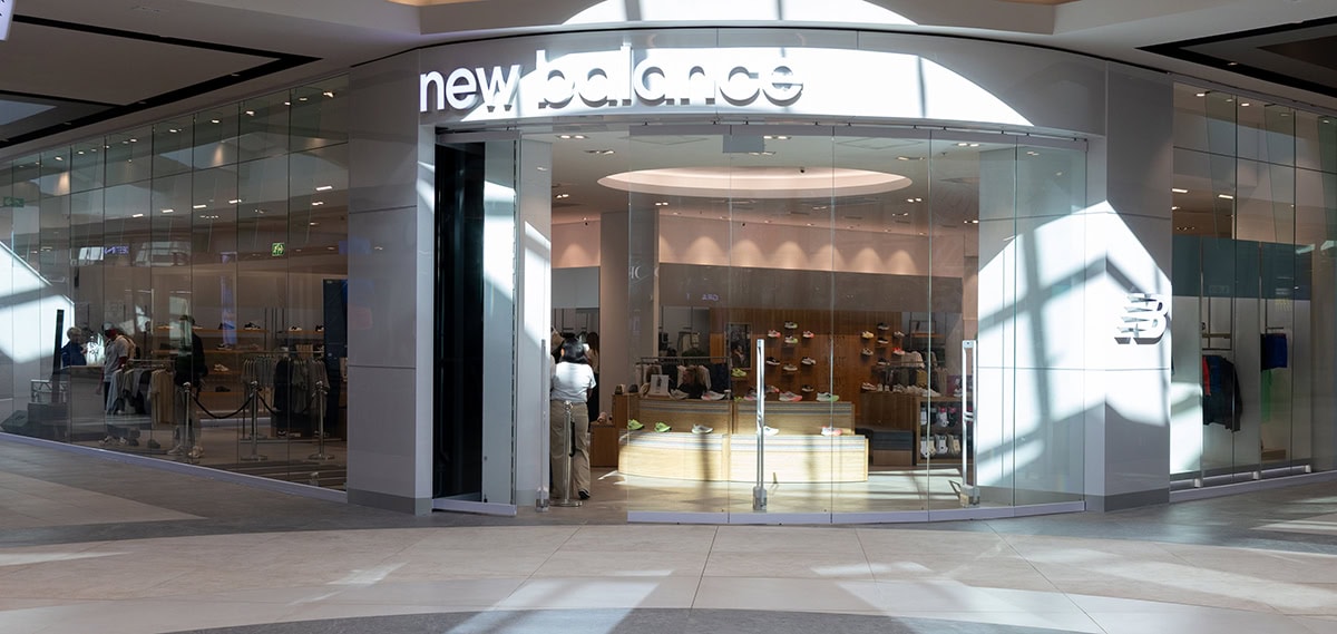 New Balance storefront in Somerset Mall