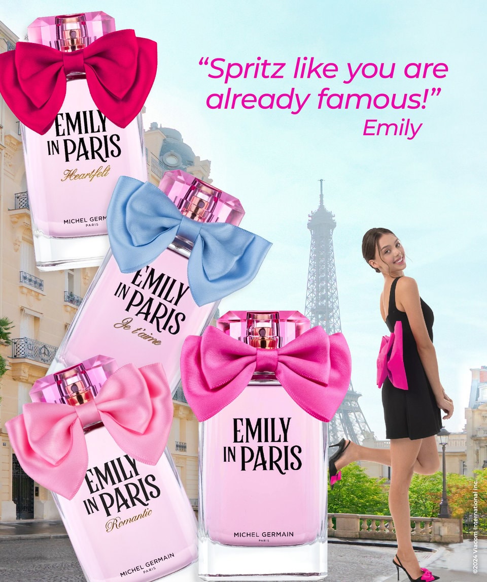 Emily in Paris fragrances